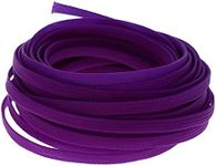 Heyiarbeit 10m/32.8ft PET Expandable Braided Sleeving 1/4-inch Width Flexible Wire Mesh Sleeve for USB Cable Power Cord Audio Video Cable - Protect Cat from Chewing Cords - Purple