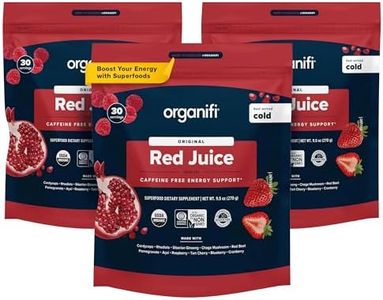 Organifi Red Juice - Energy Powder Reduces Afternoon Crashes and Boosts Digestion and Immune System, 90 Servings