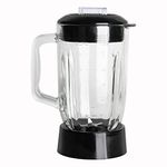 Anbige Replacement Parts 5-Cups Glass Jar with blade and collar,Compatible with Black&Decker Blender BL1110BG/ BL1120BG/ BL1130SG/ BL1220GG/ BL1210RG/ BL1230SG/ BL1820SGM