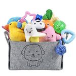 Ousiya 21 Pack Puppy Toys Set, Small Dog Toys Puppy Teething Toys with A Storage Box, Puppy Rope Toy Puppy Chew Toy Dog Toys for Small and Medium Dogs Playing and Training