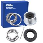 XiKe 1 Set Fits for 25mm Axles Trailer Wheel Hub Bearings Kit, 30205 Bearings and Seal TC 30x52x10mm, Rotary Quiet High Speed and Durable for Tapered Roller Bearings.