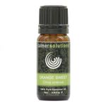 Calmer Solutions | Orange Essential Oil (Sweet) - 10ml | Uplifting, Stress Reducing, Anti Inflammatory | Pure 100% Natural Oils | Professional or Home use | Diffusers, Humidifiers, Candles & More