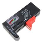 SCHOFIC Battery Tester Universal Battery Checker for AA AAA C D 9V 1.5V Button Cell Batteries (Model: BT-168)