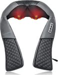 Medcursor Shiatsu Neck and Back Massager with Heat, 3D Shiatsu Deep Tissue Kneading Massage Pillow for Back, Shoulder, Leg, Body Muscle Pain Relief, Home, Office Use
