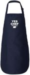 Freedomtees Yes Chef (Say it back) Apron, Bear Fun Gifts, Funny Aprons, Apron Full-Length Apron with Pockets