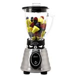 Oster BPCT02-BA0-000 6-Cup Glass Jar 2-Speed Toggle Beehive Blender, Brushed Stainless