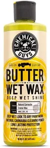 Chemical Guys WAC_201_16 Butter Wet Wax, Deep Wet Shine for Cars, Trucks, SUVs, RVs & More, 16 fl oz, Banana Scent