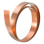 uxcell Copper Sheet Roll, Metal Foil Plate 1000mm x 10mm x 1mm