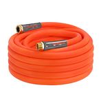 YAMATIC Heavy Duty Garden Hose 5/8 in x 30 ft, Super Flexible Water Hose, All-Weather, Lightweight, Burst 600 PSI