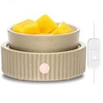 Maromamix Wax Melt Warmer with 4 Timer- Ceramic 3-in-1 Melt Warmer for Scented, Electric Candle Wax Melter burnerfor Home Office Bedroom Fragrance, Home Décor & Gift Choice
