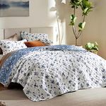 Bedsure Floral Quilt Set King - Rev