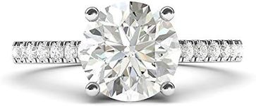 Sterling Silver 2CT Classic 4-Prong