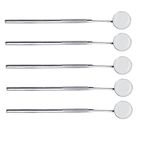 Catchex 5 Pcs Dental Mouth Inspection Mirror for Oral Care Hygiene Teeth Cleaning Tool