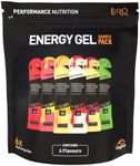 Torq Energy Gel Sample Pack of 6 - Ultimate On The Go Quick Release Energy - 30g of Carbohydrates - Running/Cycling/Sports Gels - Taster Pack - Natural & Vegan