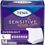 TENA Overnight Underwear, Large, 14 Count