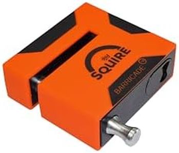 Squire Barricade™ High Security Motorcycle Disc Lock – Sold Secure Gold Approved – Heavy Duty 25mm Hardened Steel Body, 12mm Boron Shackle, Anti-Theft Brake Disc Lock, Weatherproof – Made in Britain