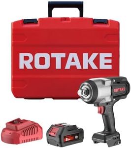 ROTAKE 20V 1" Pro Heavy-Duty Cordless Impact Wrench Kit, 1880 FT-LBS, TB6