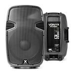 Vonyx SPJ-1500A 15" Active PA Speaker with Wide Dispersion Horn - Hi-End System 800W