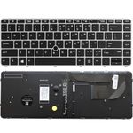 New Backlit Keyboard for HP EliteBook 840 G3 840 G4 745 G3 745 G4 848 G3, P/N 901042-001 903008-001 836308-001 6037B0126901 Silver Frame US Layout Laptop Keyboard (not with Pointer)