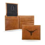 NCAA Rico Industries Laser Engraved Billfold Wallet, Texas Longhorns
