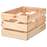 IKEA Knagglig Box, Pine (18" x 12 1/4" x 9 3/4") - Set of 2