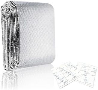 Double Reflective Insulation Window Insulation Kit Double Side Aluminum Bubble Insulation Sheet for Winter and Summer Windows RV Roof Garage Door(Silver,0.6×5m)