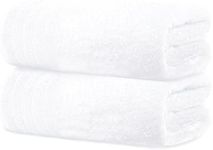 Tens Towels Large Bath Sheets, 100% Cotton, 35x70 inches Extra Large Bath Towel Sheets, Lighter Weight, Quicker to Dry, Super Absorbent, Oversized Bath Towels (White)