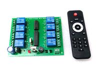 INSIGNIA LABS - WIRELESS IR 8 CHANNEL REMOTE CONTROL RELAY BOARD MODULE LIGHT/FAN CONTROL