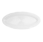 Portmeirion Sophie Conran White Fish Platter | 21 Inch Fish Serving Platter | Large Oval Serving Tray Made from Fine Porcelain | Microwave and Dishwasher Safe