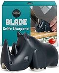 OTOTO Blade Knife Sharpener - Keep Knife Sharper with The Best Knife Sharpener - Fun Kitchen Gadgets BPA-Free & Dishwasher-Safe Kitchen Knife Sharpener - Dimensions: 3.62 x 1.69 x 2.09 inches