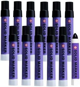 Sakura Solidified Paint Solid Marker, Black (Box of 12)