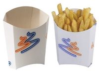 MustBeBonkers 15 x LARGE CHIP HOLDER SCOOPS - SCOOP BOXES - FAST FOOD TAKEAWAY - MEAL FOOD TRAYS