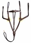 Henri De Rivel Pro 5 Point Elastic Breastplate Martingale with Running Attachment