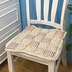 vctops Patchwork Chair Pad with Tie