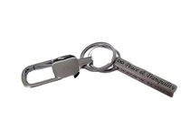 Streetsoul Upto 4 Sides Personalized Laser Engraved Keyring Stainless Steel Bar Keyring On 8 Mm Bar Gift For Men, Gold