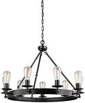 Sea Gull Lighting 3110209-846 Ravenwood Manor Nine-Light Chandelier Hanging Modern Fixture, Stardust Finish