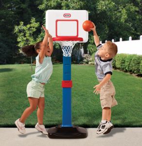 Little Tikes TotSports Junior Basketball Set – Adjustable Height, Ages 18M+