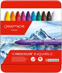 Caran d'Ache 7500.31 Creative Art Materials NeoColor II" Water Soluble Wax Pastel Set, Multi-Colour