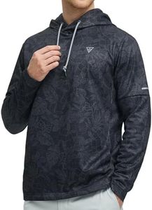 M MAELREG Sweatshirts for Men Golf Fleece Hoodies Hooded Sports Jellyfish Fleece Kangaroo Pocket Men's Sweatshirts