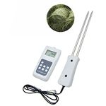 ZOEYEC MS680H Double Needle Hay Forage Statistical Moisture Meter Tester 11 inch Probe With Data Storage Function