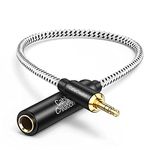 CableCreation 3.5mm to 6.35mm Headphone Adapter 1FT, TRS 6.35 (1/4 inch) Female to 3.5 (1/8 inch) Male Stereo Cable for Amplifier, HiFi DAC, Guitar, Headphone, Home Theater Devices, Laptop, Phone