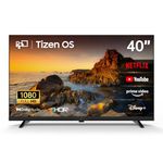 FPD 40 Inch Smart TV Tizen OS, 1080p Full HD Compatible with Samsung TV Plus, Dolby Audio, HDR 10, Gaming Hub, SmartThings, Built-in Miracast, Voice Control Flat Screen Television (AT40-P1)