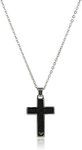Emporio Armani Necklace for Men , Length: 500mm + 50mm / Size pendant: 25mm x 35mm x 3.5mm Silver Stainless Steel Necklace, EGS1705040