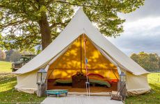 5m Bell Tent 285gsm 100% Natural Canvas | StoveMate