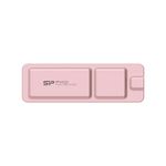 Silicon Power PX10, 1TB Portable SSD Up to 1050MB/s, Compact Pocket-Size USB 3.2 Gen 2, Type-C, External Solid State Drive, Pink