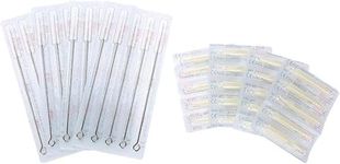 Tattoo Needles and Tips Set - Pack of 100 (5RL+5RT)