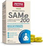 Jarrow Formulas SAM-e, Promotes Joint Strength, Mood and Brain Function, 200 mg, 60 Enteric-Coated tabs