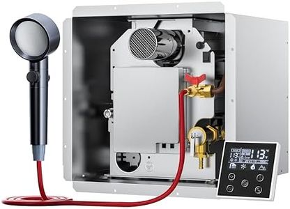 2025 GEN II Ranein On-Demand 65,000 BTU RV Tankless Water Heater, High Altitude Ready, CSA Approved, With Multi-Function Controller, Thermostatic Chamber and External Shower head