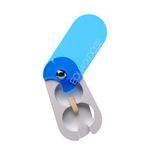 EQUADOSE Pill Splitter with Precision Aluminum Blades, Safely and Cleanly Cuts Small and Large Tablets, Vitamins, and Pills, Easy Tablet Divider for Accurate Medication Dosing