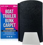 Boat Trailer Bunk Carpet for Boat Trailers Black Marine Carpet Boat Bunk Carpet for Trailer Bunk Board Runners Boat Carpet & Boat Lift Bunk Carpeting Replacement Bunker Material Covers 12 inch x 13Ft